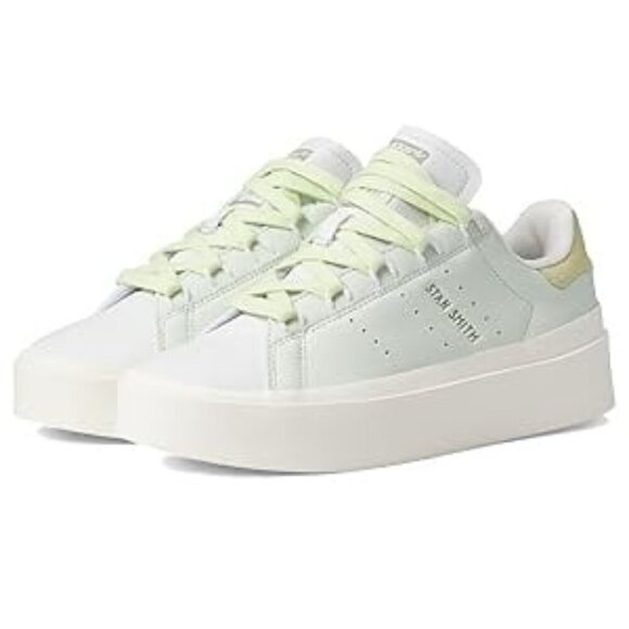 adidas Originals Stan Smith Bonega Linen Green/Linen Green/Almost Lime 6 B - Picture 1 of 12